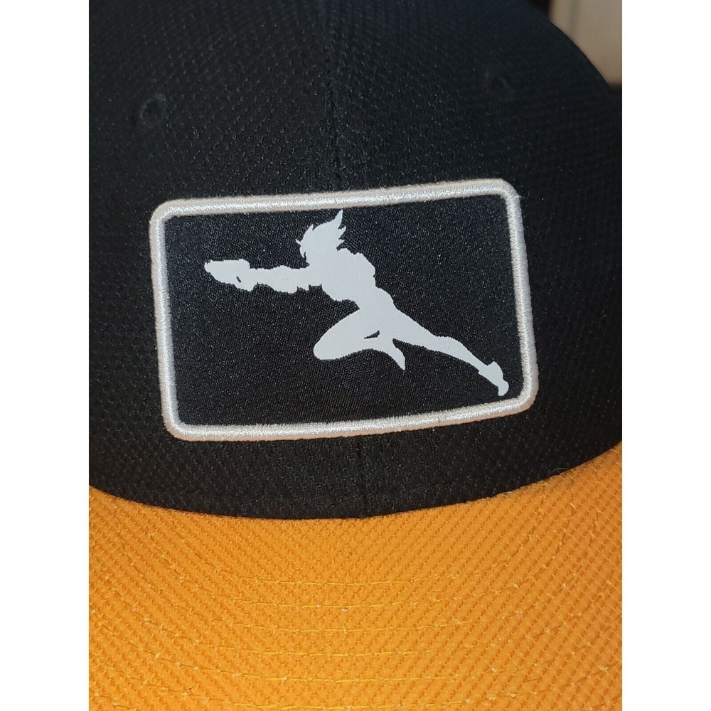 New Era Overwatch League Trace Diamond Weave 9FIFTY Snapback Hat Blk Gold Gaming - Picture 6 of 8